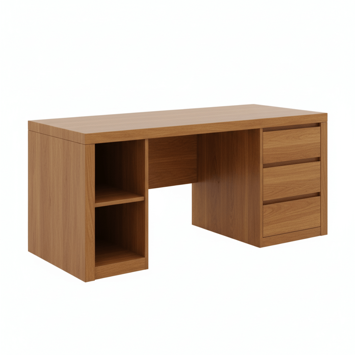 Thalric Solid Wood Contemporary Style Office Desk